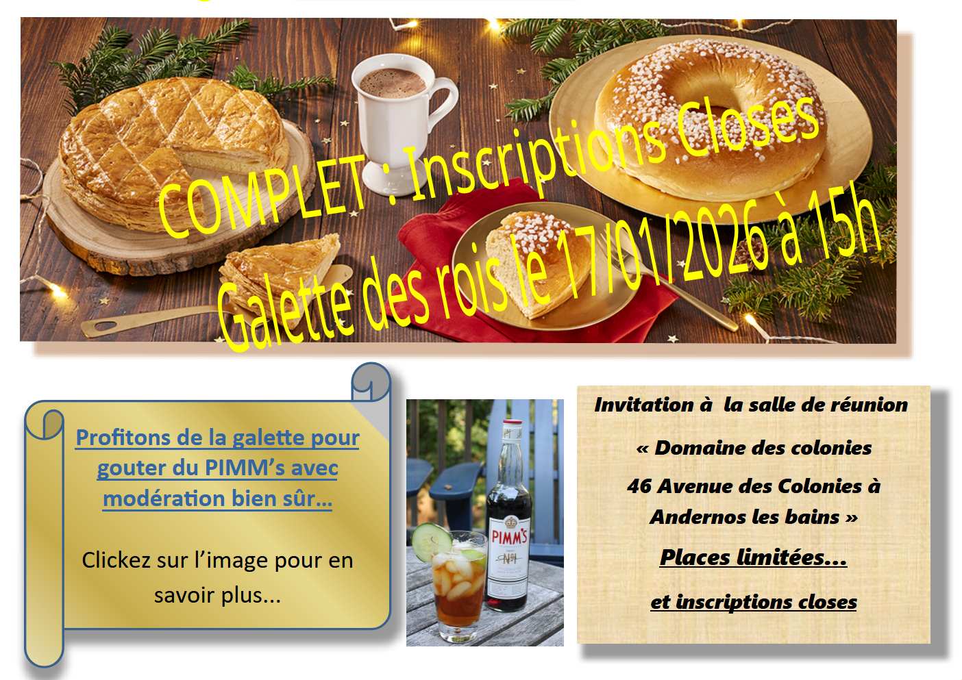 Galette des rois 2026